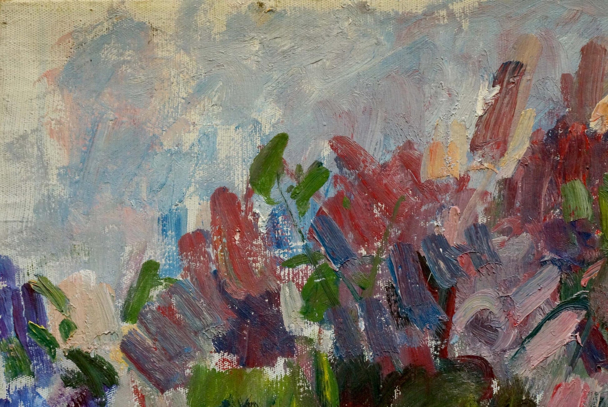 Oil painting Spring by Naumova Tamara Sergeevna, abstract bold colors