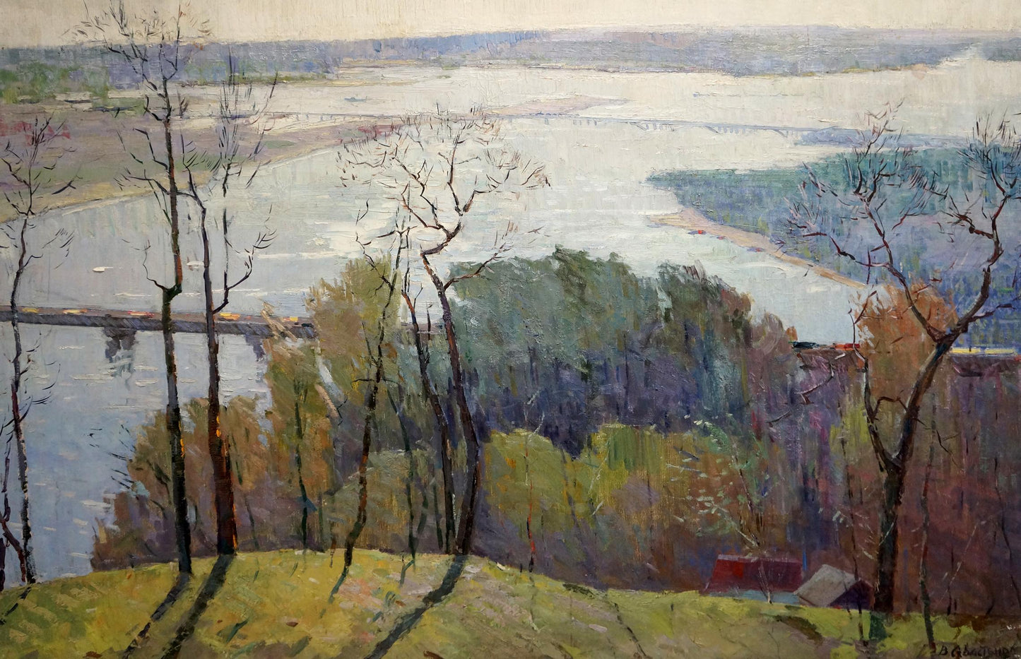 Oil painting Autumn in all its glory by Sevastyanov Victor Grigorievich
