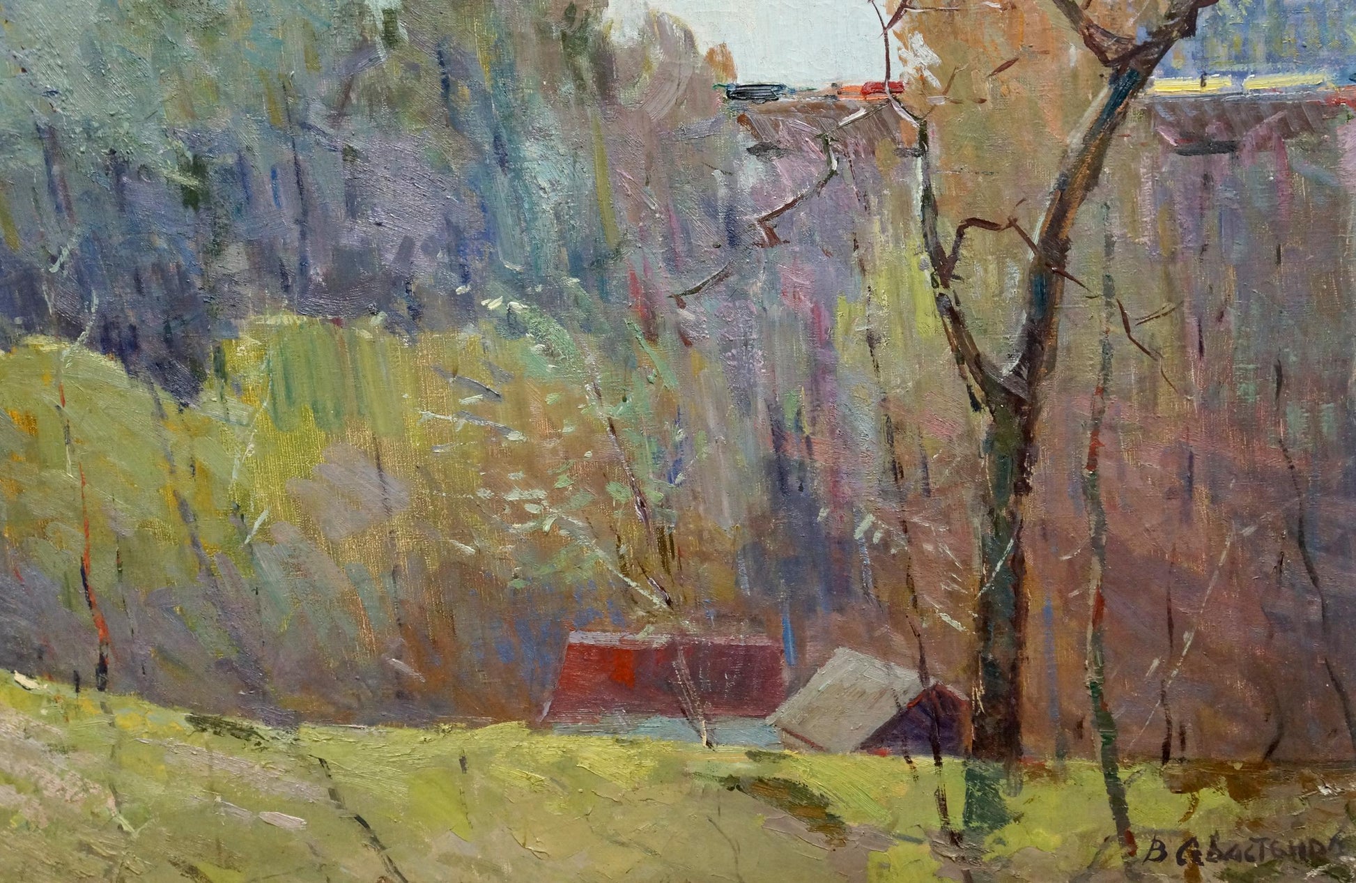 Oil painting Autumn in all its glory by Sevastyanov Victor Grigorievich