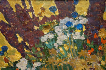 Vibrant Spring bouquet oil painting by Konovalov Yuri Alexandrovich