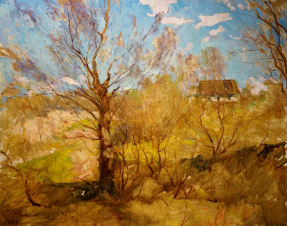 Oil painting Autumn has come by Maltsev Nikolay Alexandrovich