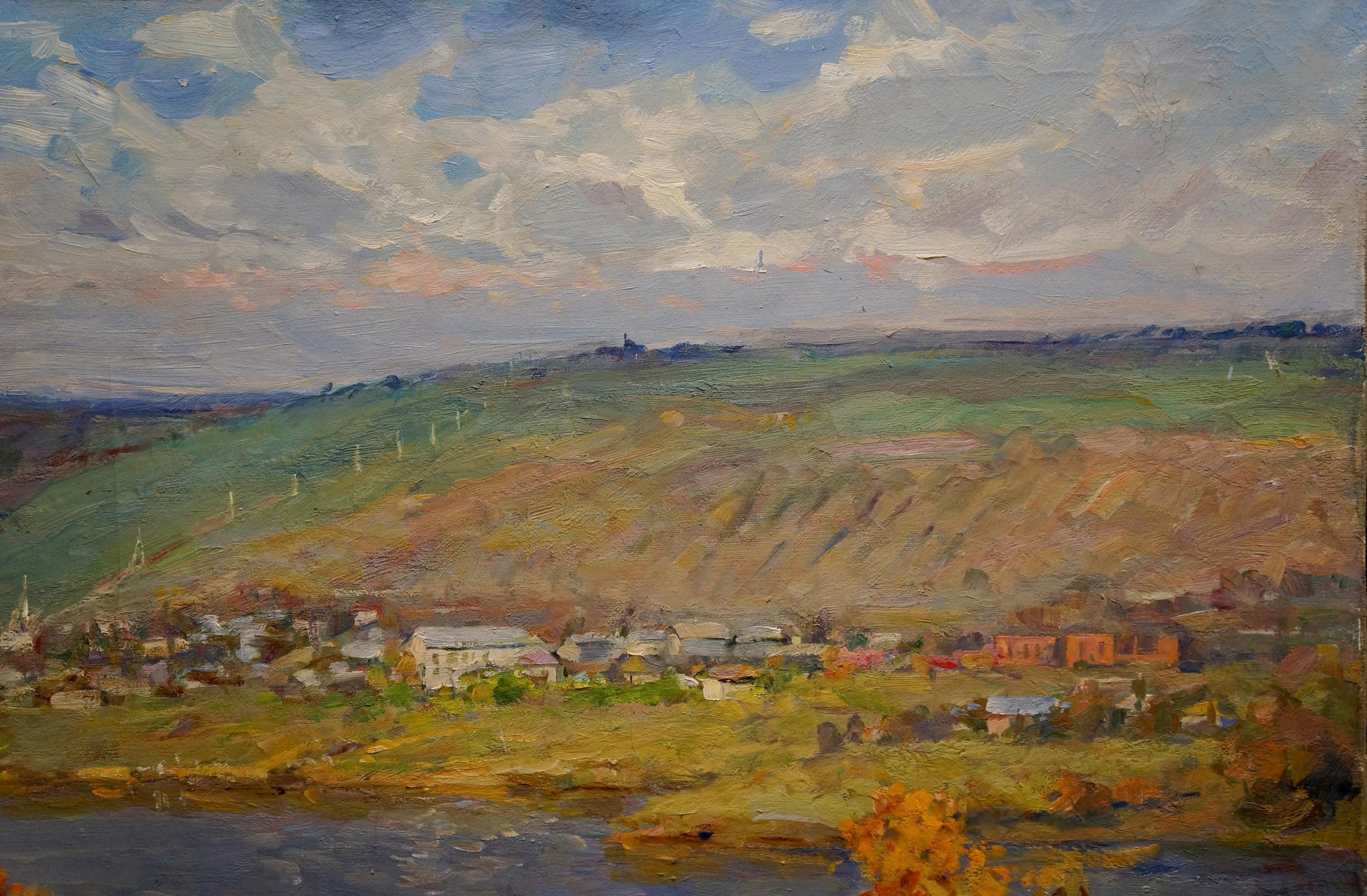 Oil painting of autumn landscape by M.iy Grigoriy Semenovich