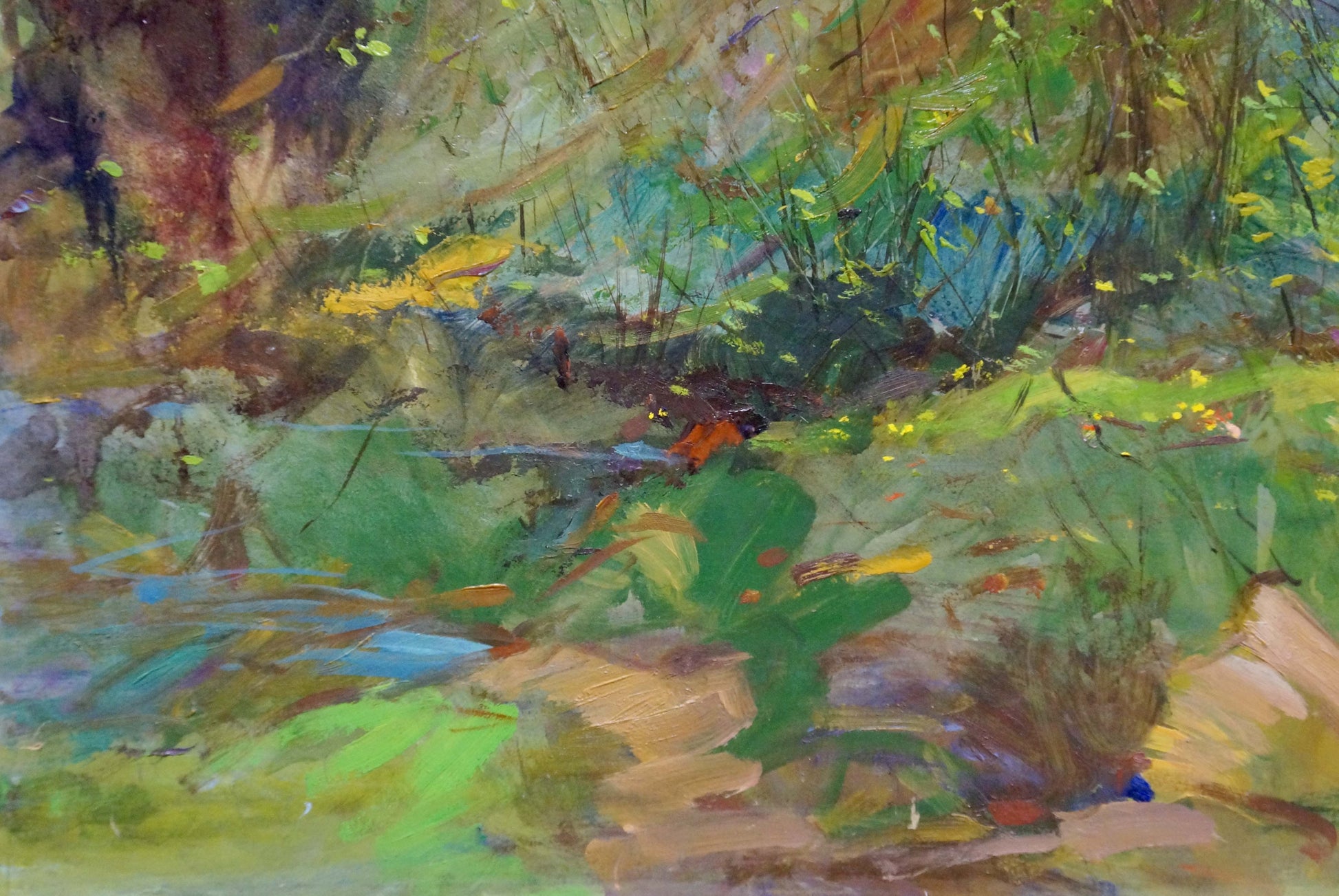 Vibrant impressionist oil painting Early May by Maltsev Nikolay Alexandrovich