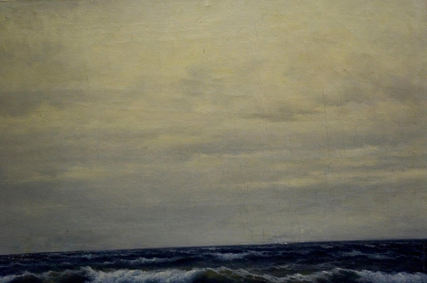 Moody impressionistic seascape oil painting by Gubsky Igor Ivanovich