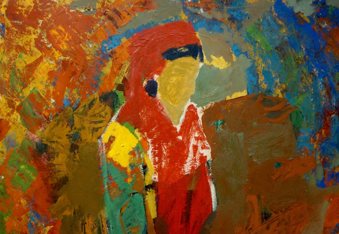 Abstract oil painting Person by Pokulity Konstantin Ivanovich