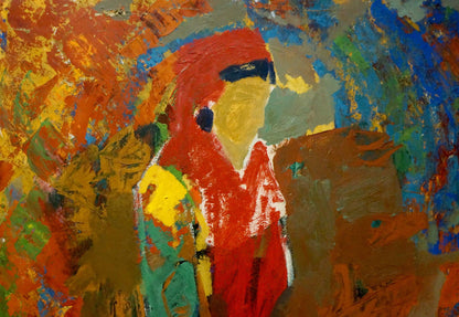 Abstract oil painting Person by Pokulity Konstantin Ivanovich