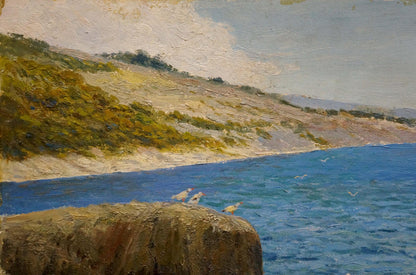 Oil painting of Shore landscape by Martynov Anatoly Vladimirovich