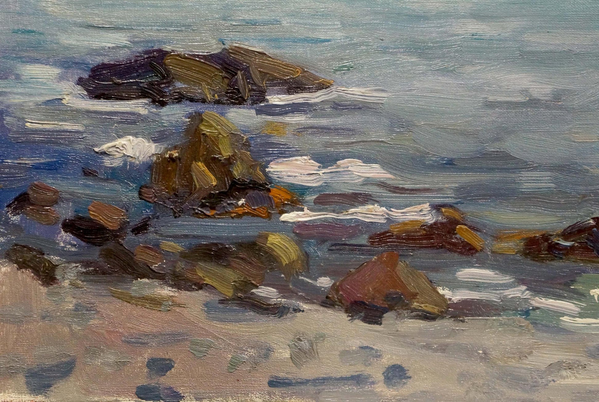 Oil painting Rock in the Sea by Konovalov Yuri Alexandrovich