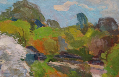 Oil painting Woodland panorama painted by Buryachok Nikolay Ivanovich