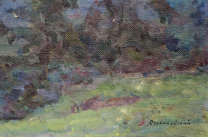 Impressionistic oil painting Before the Rain by Stramkovskiy Dmitriy Vladimirovich