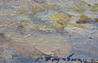 Oil painting Sea by Khodchenko Lev Pavlovich, impasto textured canvas
