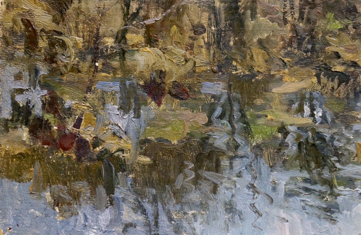 Impressionistic oil painting After the Rain by Korzh Vladimir Demyanovich