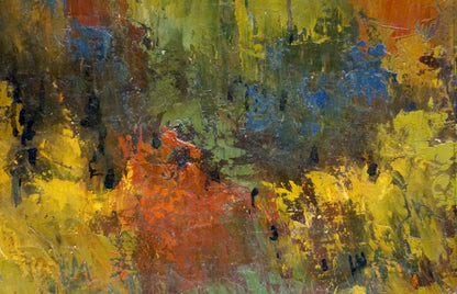 Vibrant Evening landscape oil painting by Kolosovsky Georgy Sergeevich