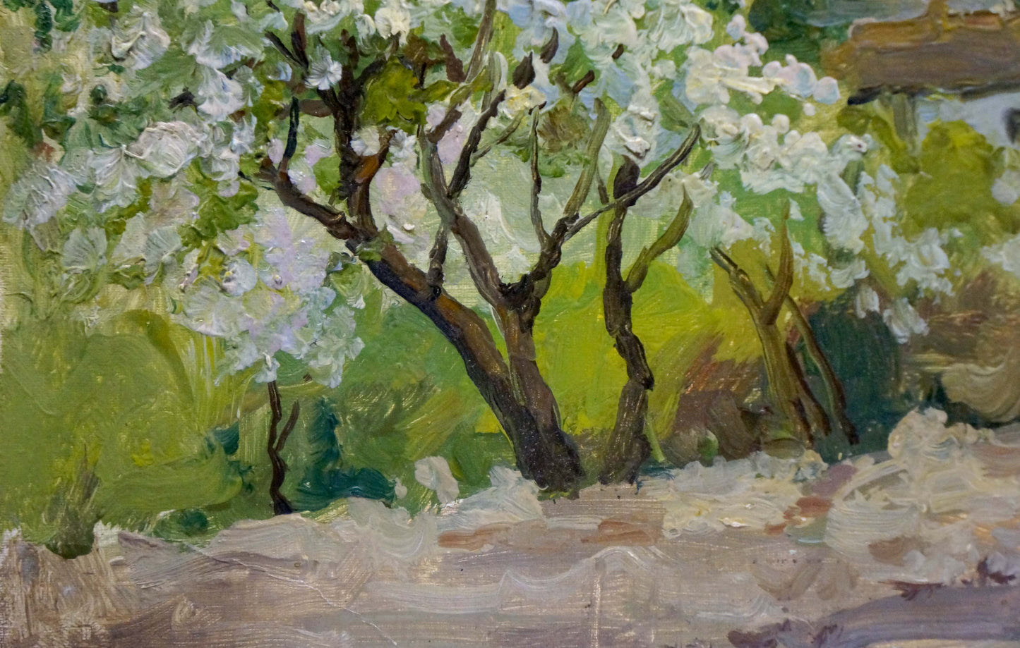 Vibrant impressionist oil painting Spring Day by Ivan Makarovich Gonchar