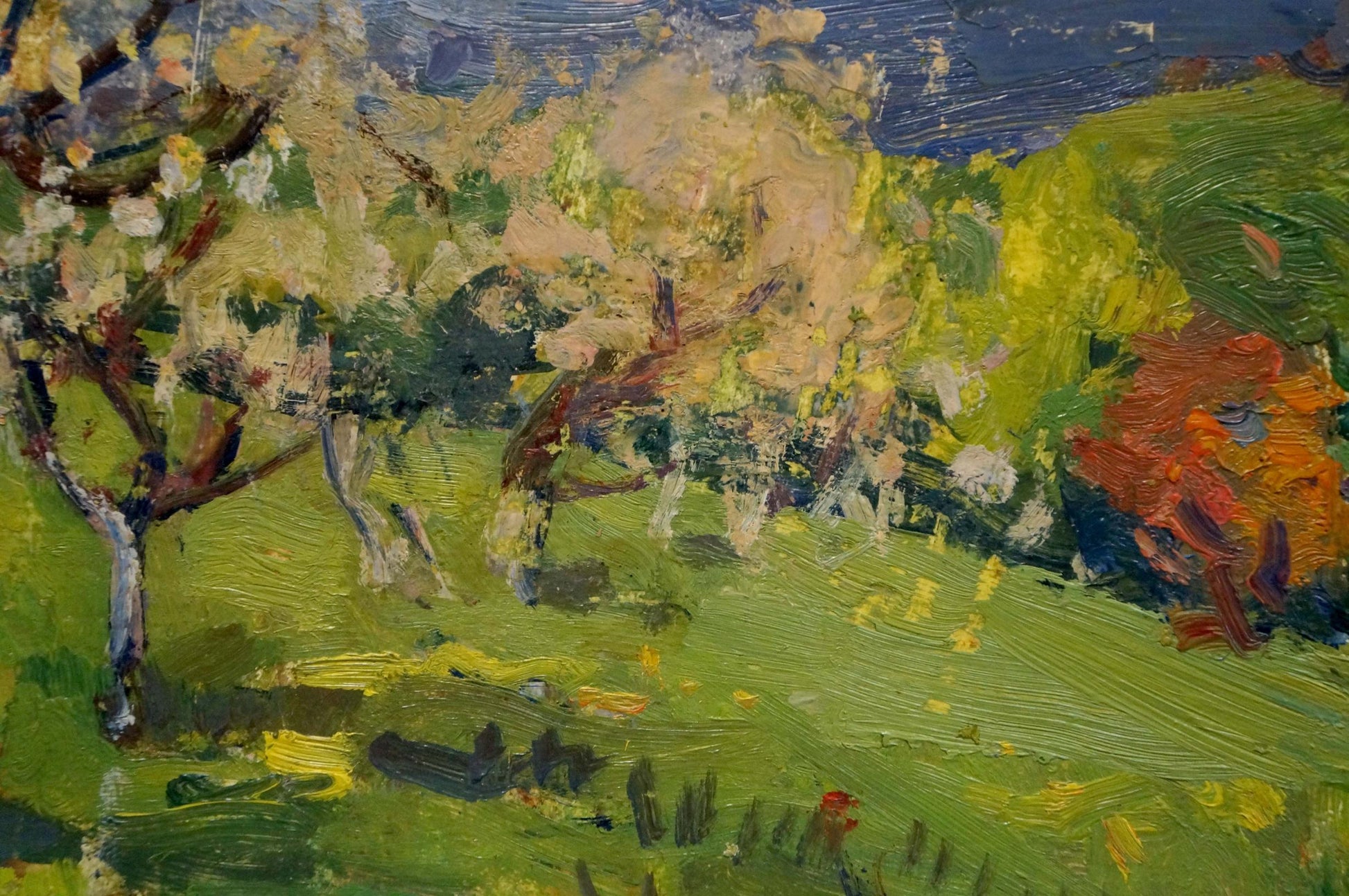 Vibrant impressionist oil painting Summer hot day by Bakaev Sergey Ivanovich