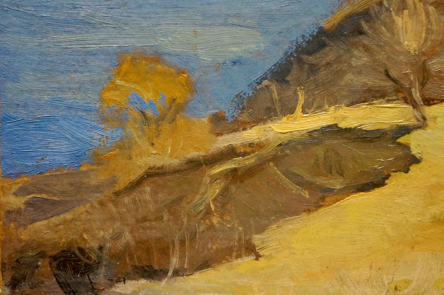 Oil painting of autumn landscape by Buryachok Nikolay Ivanovich