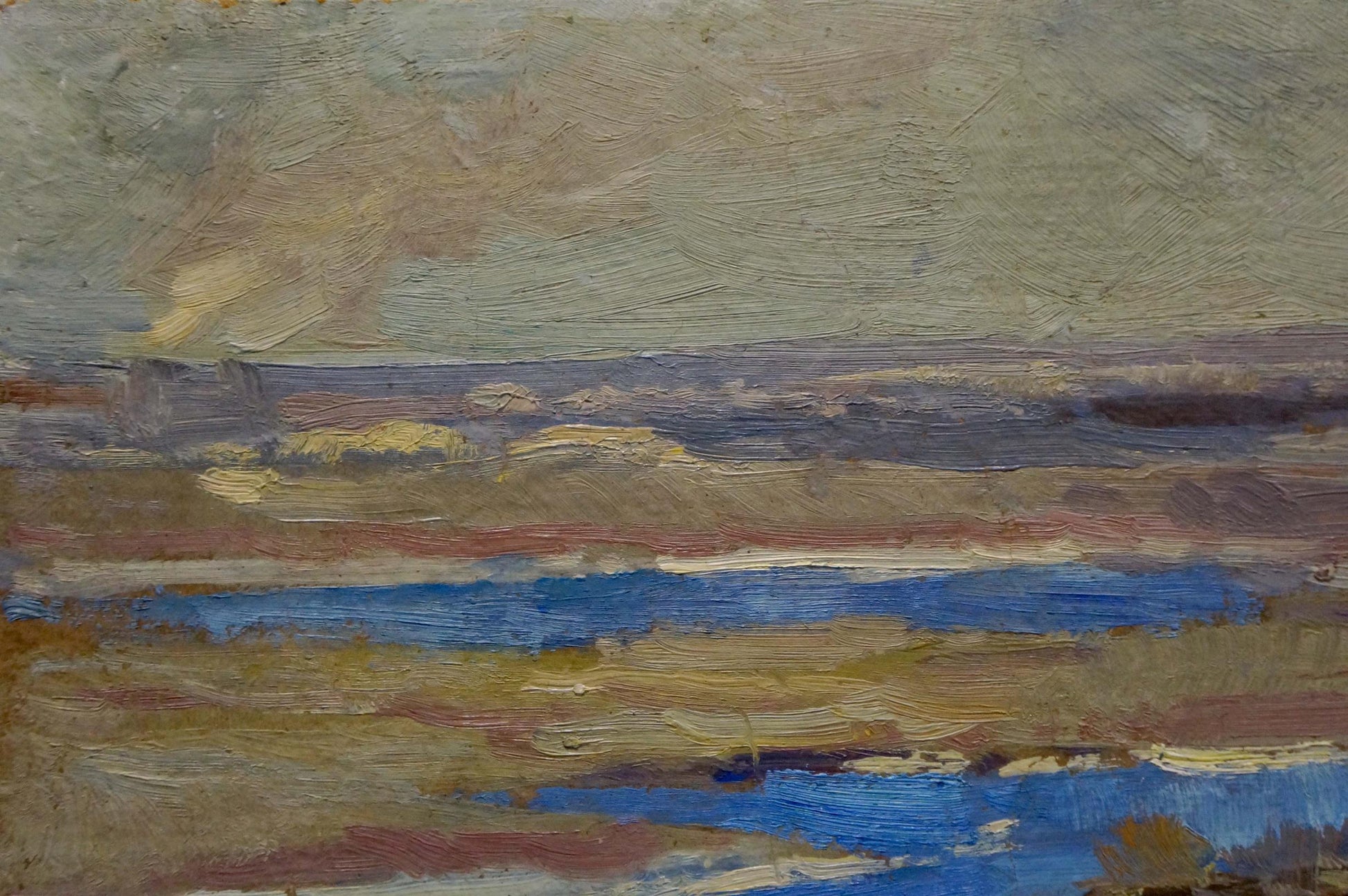 Oil painting of autumn landscape by Buryachok Nikolay Ivanovich
