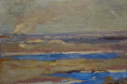 Oil painting of autumn landscape by Buryachok Nikolay Ivanovich