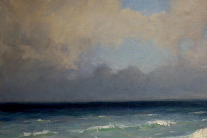 Oil painting Seascape by Puzyrkov Viktor Grigorievich moody ocean sky