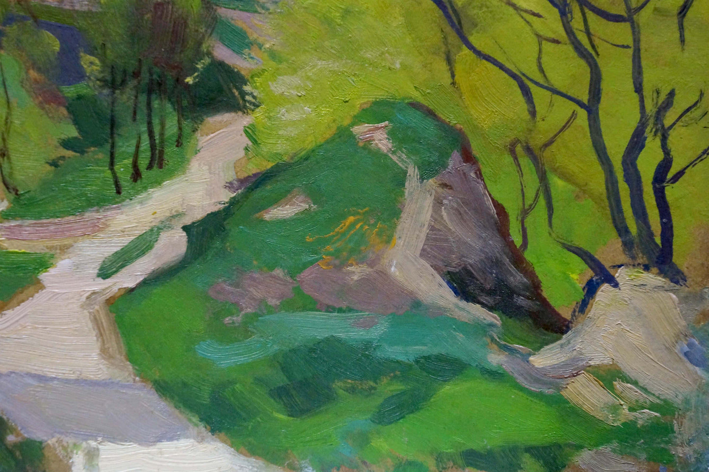 Vibrant impressionist oil painting Summer has come by Buryachok Nikolay Ivanovich