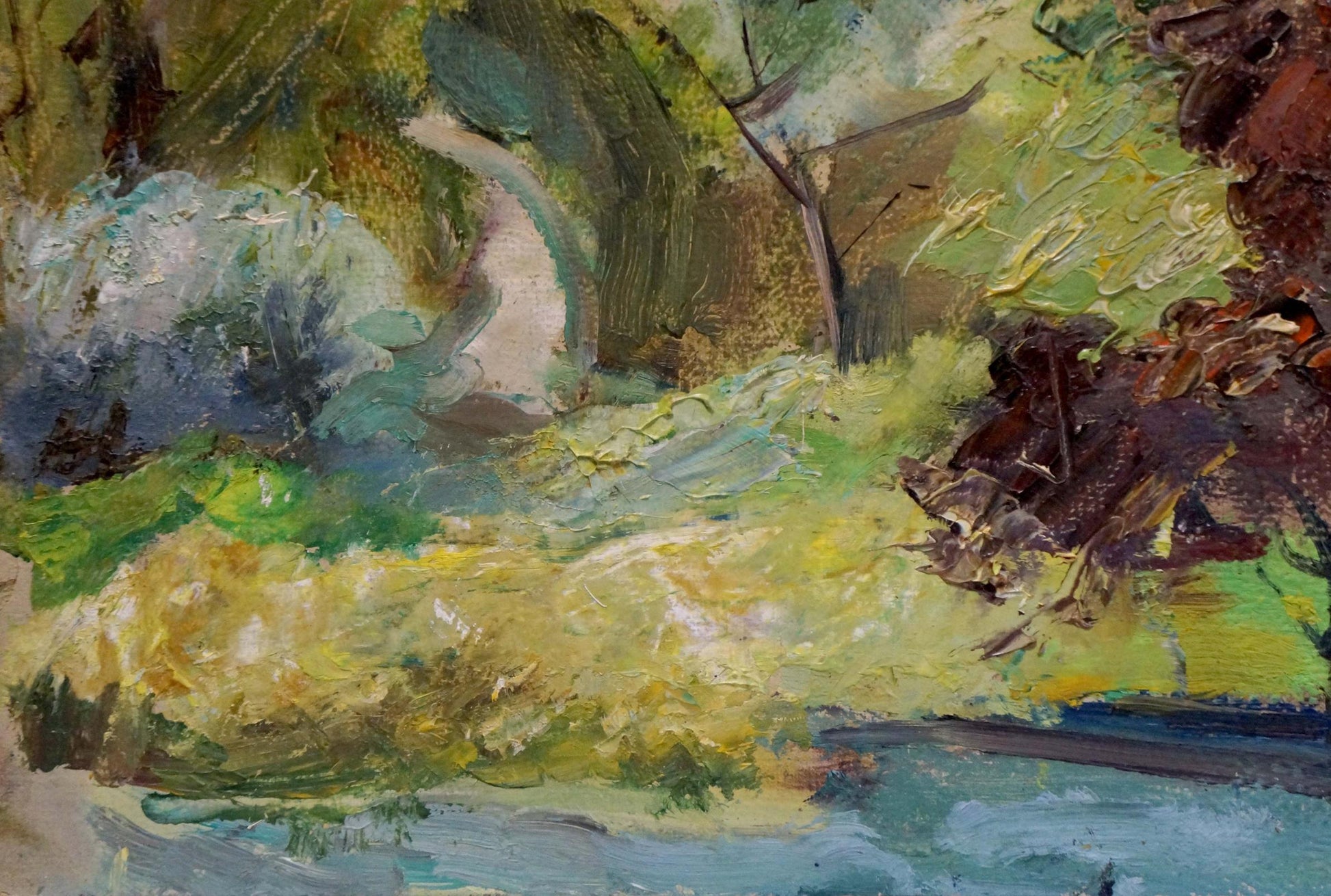 Oil painting Forest landscape by Bazylev Nikolay Ivanovich