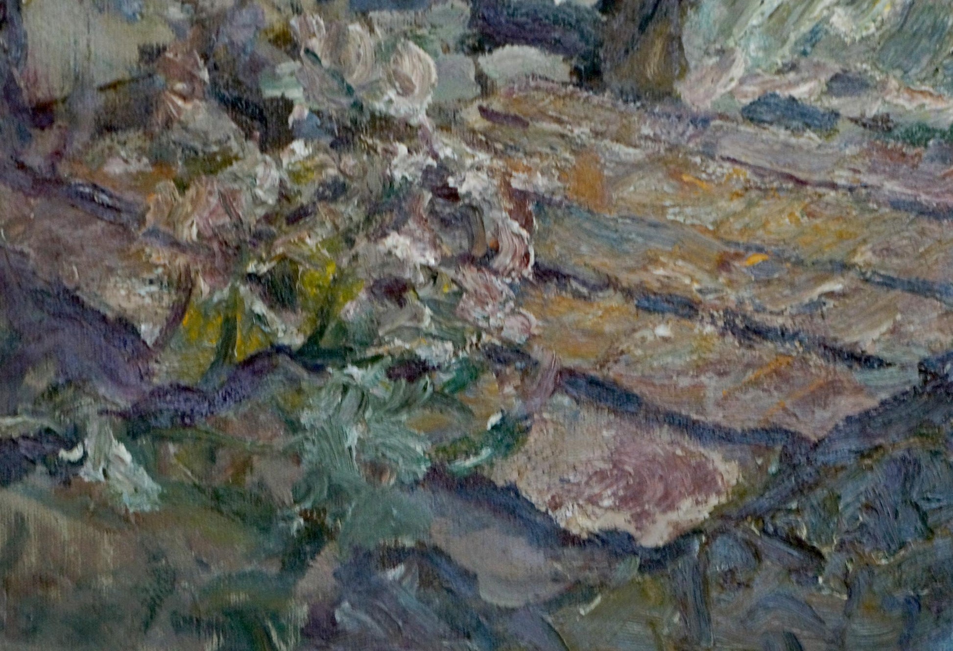 Oil painting Spring landscape by Khan Nikolay Alekseevich