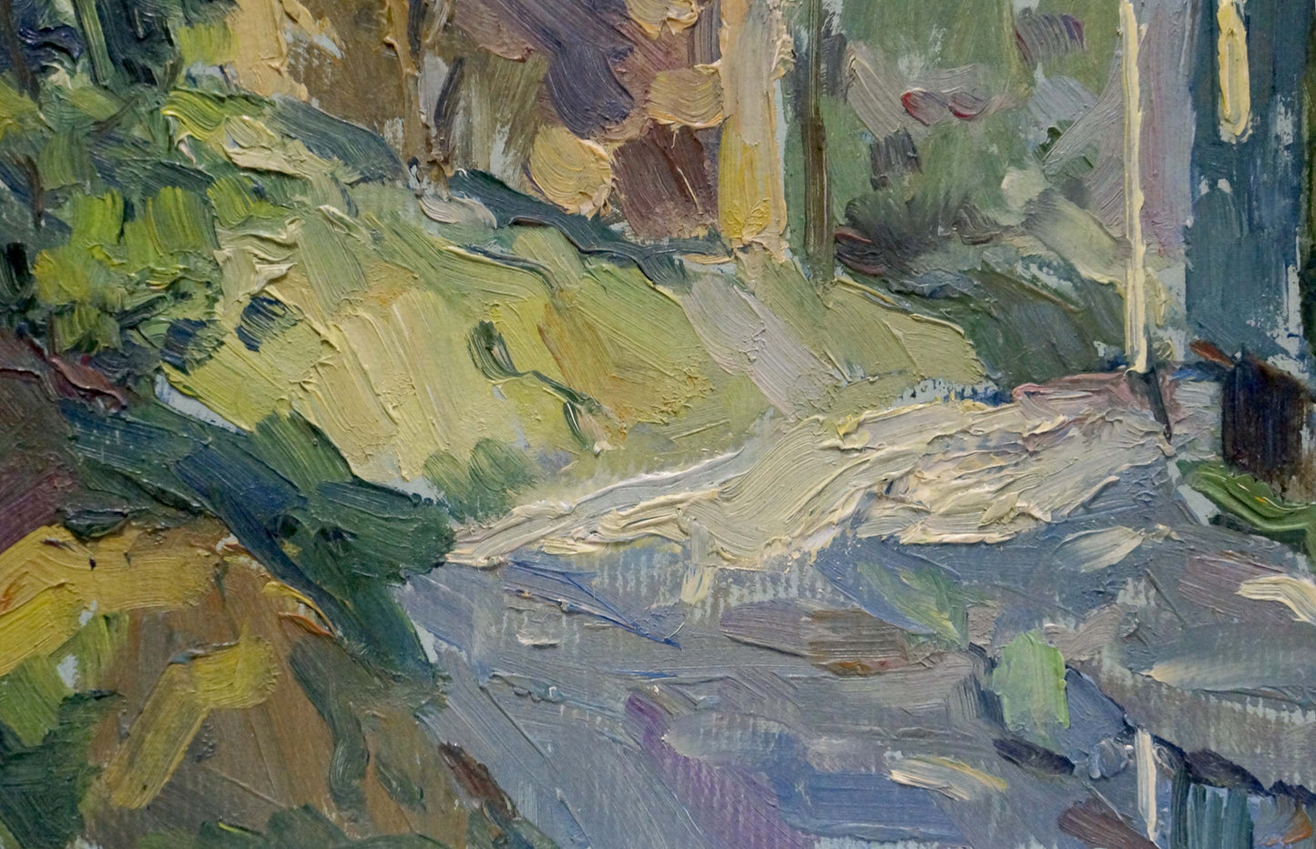 Oil painting Rustic beauty by Gorobets Pavel Matveevich, winding stream