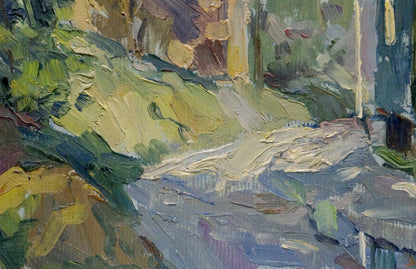 Oil painting Rustic beauty by Gorobets Pavel Matveevich, winding stream