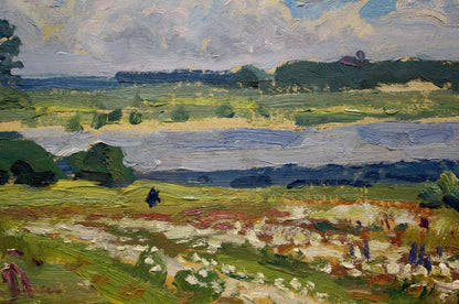 Impressionistic oil painting Before the Rain by Trohimenko Karp Demyanovich