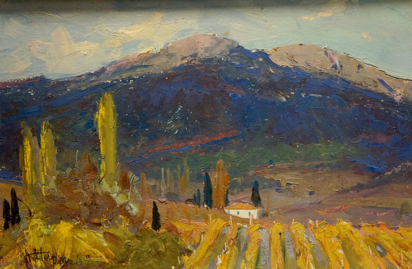 Oil painting of Carpathian mountains by Miroshnichenko Pavel Petrovich