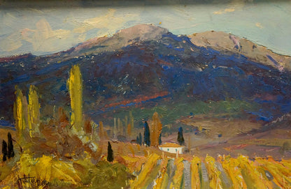 Oil painting of Carpathian mountains by Miroshnichenko Pavel Petrovich