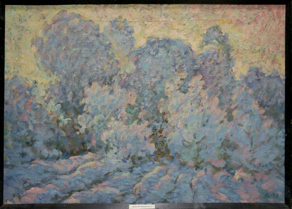 Oil painting Winter morning by Khvedchuk Leonid Vladimirovich