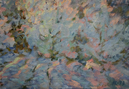 Oil painting Winter morning by Khvedchuk Leonid Vladimirovich