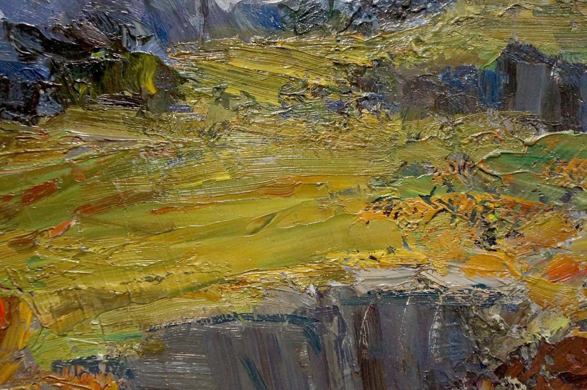 Oil painting of mountain landscape by Stremsky Alexander Ivanovich