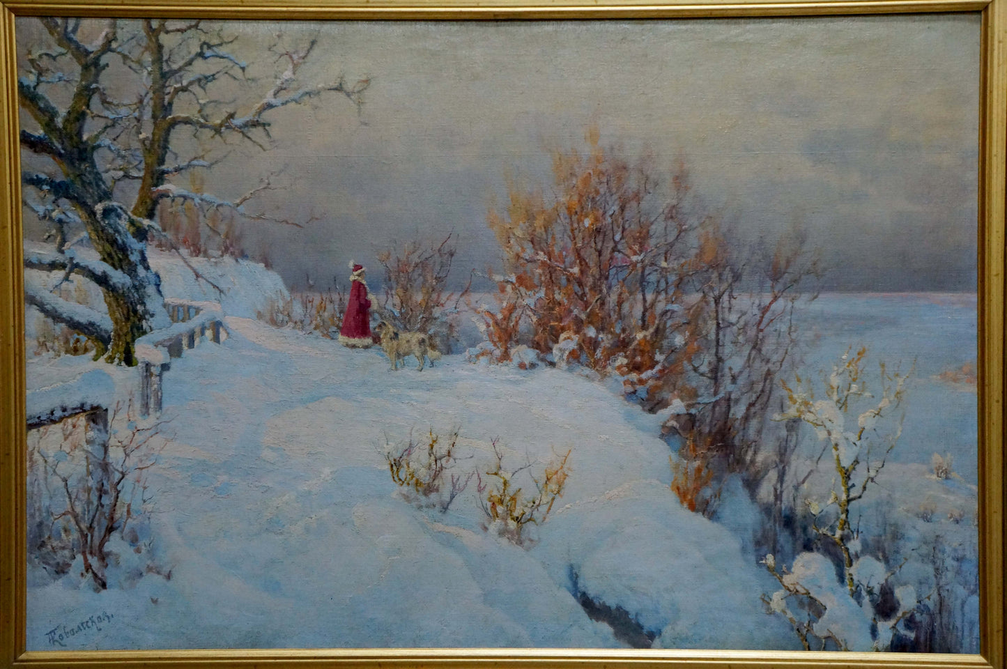 Oil painting Winter fairy tale by Kovalskaya-Ilyina Polina Vladimirovna