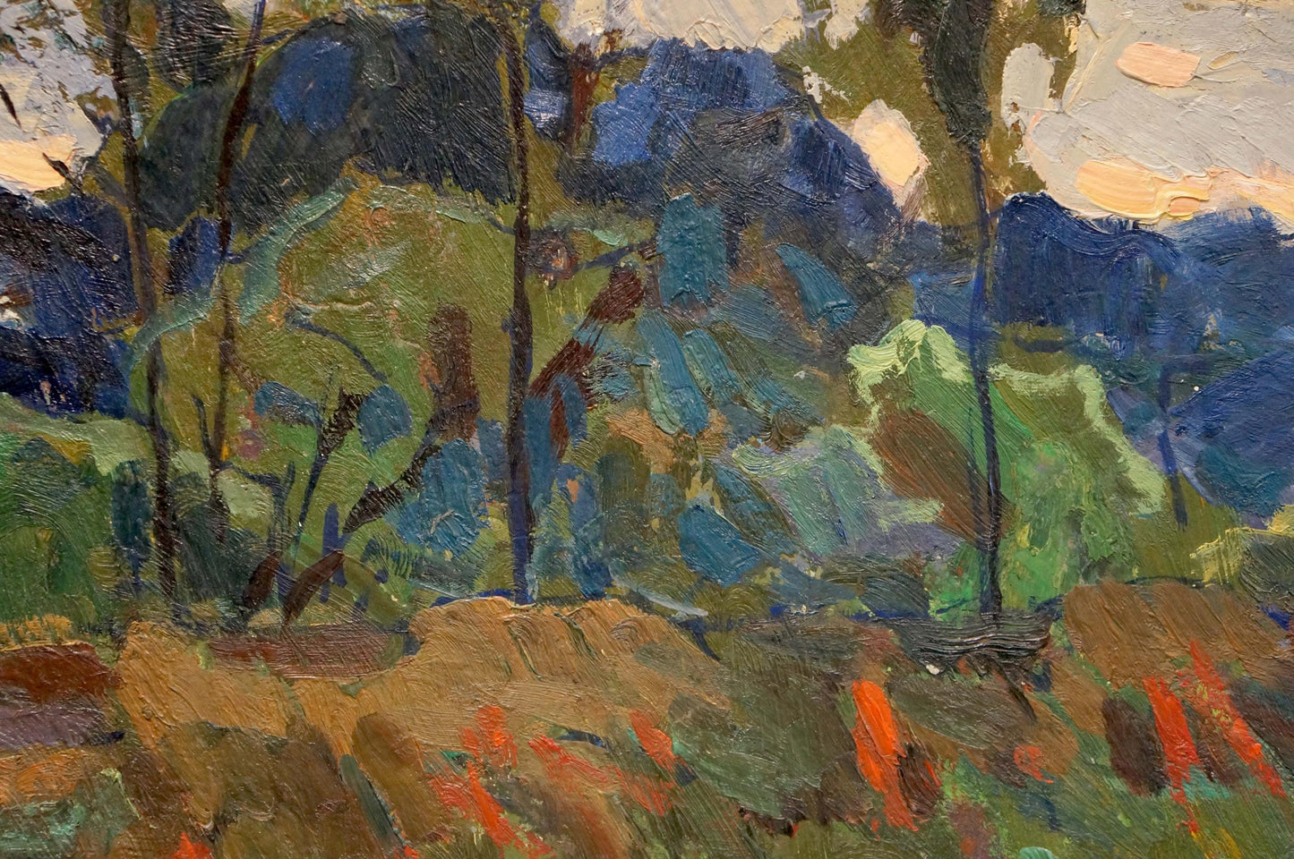 Vibrant impressionist oil painting In the Evening by Fomin Anatoly Nikiforovich