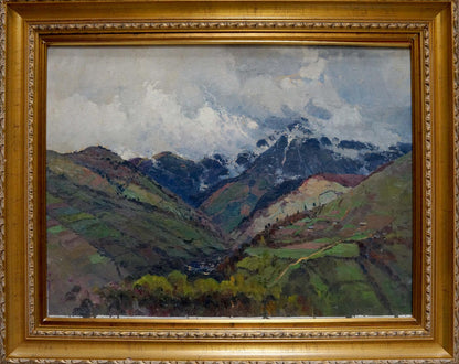 Oil painting of mountainous landscape by Sidoruk Vladimir Fedorovich
