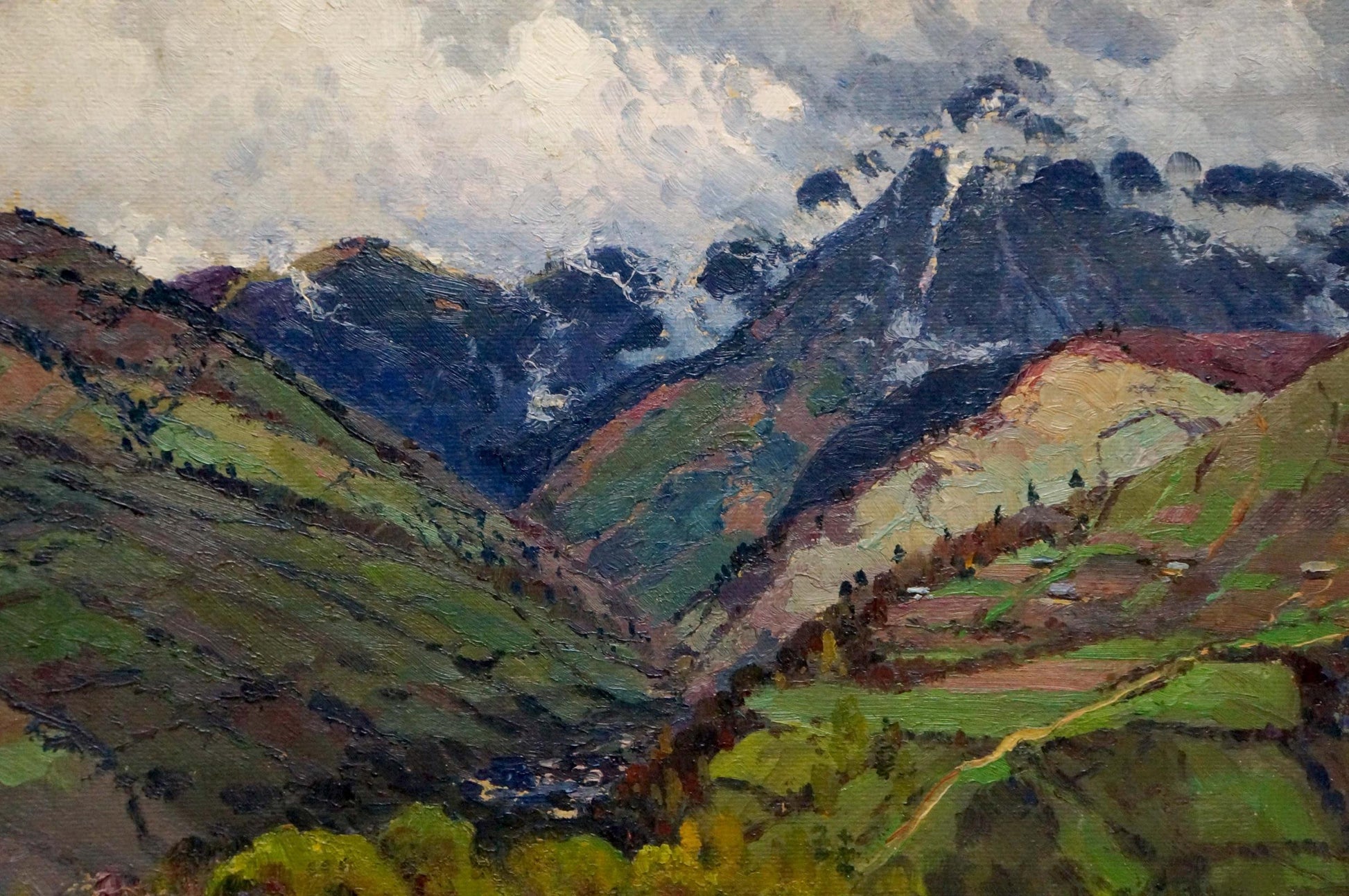 Oil painting of mountain landscape by Sidoruk Vladimir Fedorovich