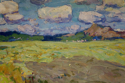 Vibrant Golden Grain Fields oil painting by Georgy Kolosovsky