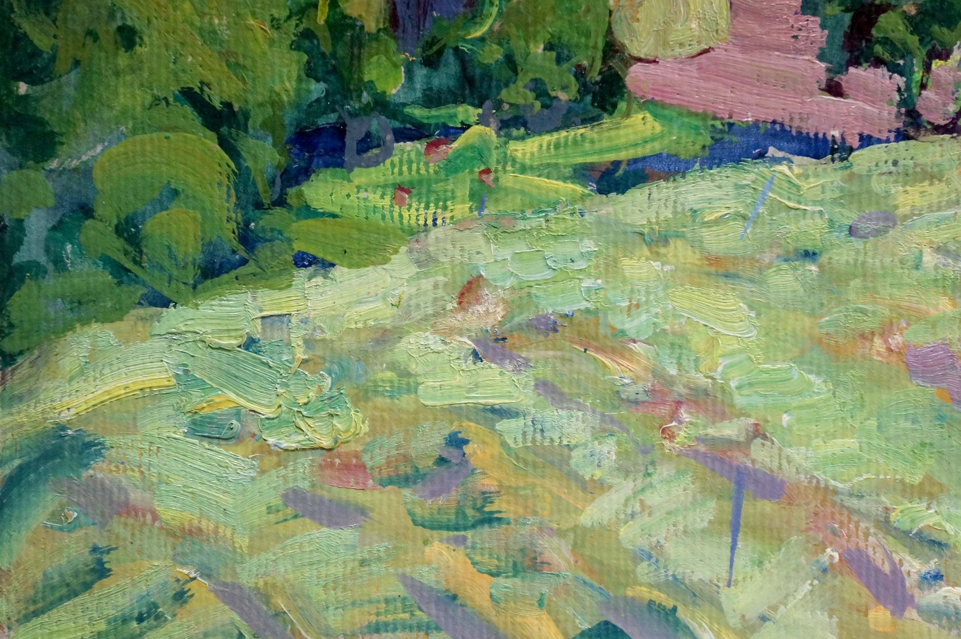 Vibrant impressionist oil painting Its a nasty day by Kolosovsky Georgy Sergeevich