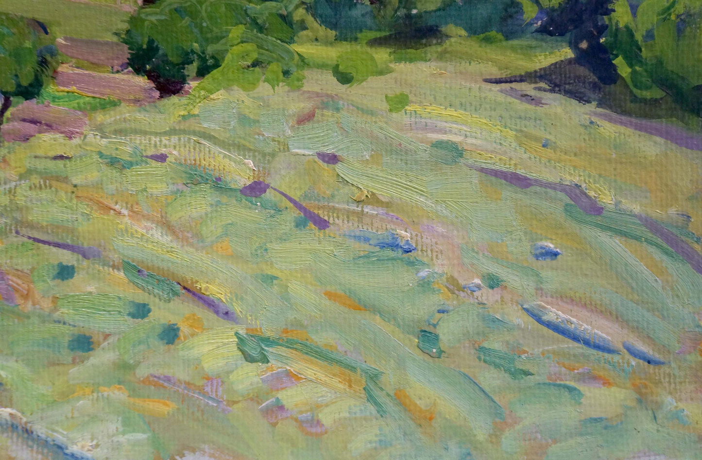Vibrant impressionist oil painting Its a nasty day by Kolosovsky Georgy Sergeevich