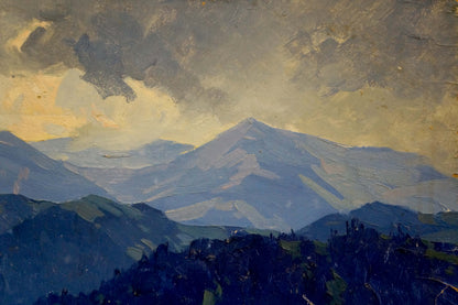 Oil painting of mountains landscape by Kushnir Veniamin Vladimirovich