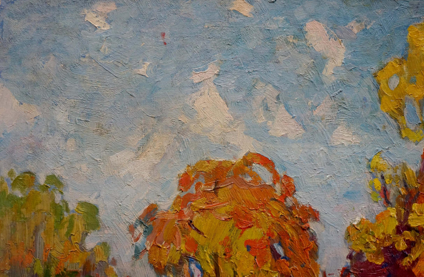 Oil painting Golden Autumn by Kolosovsky Georgy Sergeevich