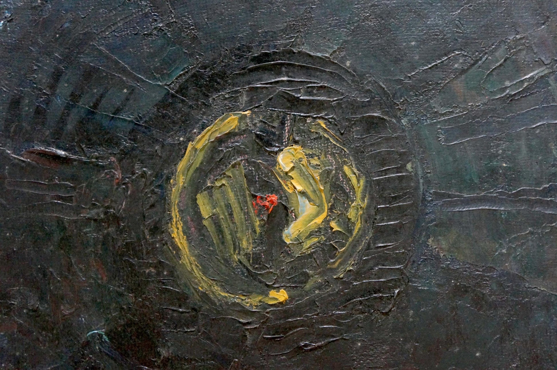 Abstract oil painting Center of the Universe by Mazur Vasily Fedorovich