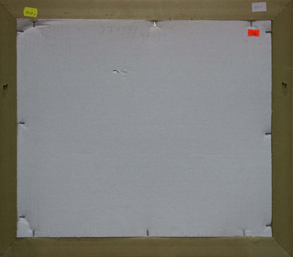 Back of white canvas stretched over wooden frame, Broken thoughts by Smolsky Grigory Stepanovich