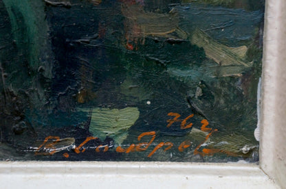 Oil painting Still life by Boldyrev Vladimir Stepanovich with orange signature