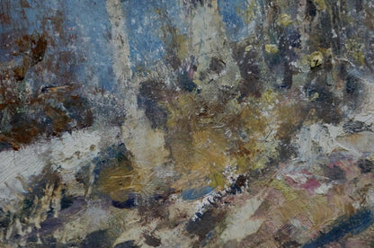 Oil painting Winter is leaving by Nesterenko Nikolay Vasilievich