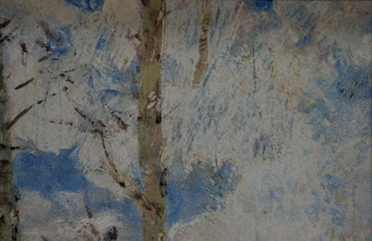 Abstract impressionist oil painting Winter is leaving by Nesterenko Nikolay Vasilievich