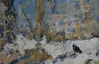 Oil painting Winter is leaving by Nesterenko Nikolay Vasilievich