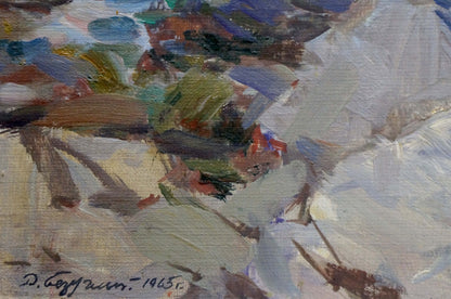 Abstract oil painting Sea view by Bezugly Daniil Ivanovich